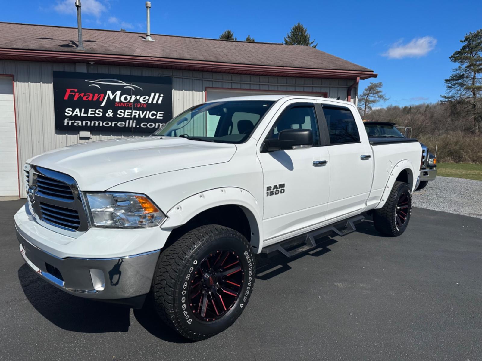 2015 White RAM 1500 (1C6RR7TT5FS) with an 8 engine, automatic transmission, located at 8464 Route 219, Brockway, PA, 15824, (814) 265-1330, 41.226871, -78.780518 - Must see pre owned truck that's in very nice shape and well equipped. Stop in and check out this lifted up 2015 Ram 1500 Crew Longhorn 4wd with Hemi motor, air condition, pwr seat/heated front seats, big screen radio with back up camera, and much more. Serviced up and ready to go. - Photo #0